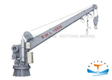 Chine Davier de bateau de sauvetage de moteur de Dydraulic, bras simple pivotant la grue marine de davier usine