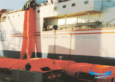 Chine Équipement de sécurité maritime de radeau de sauvetage, descendeur simple de système marin vertical d&#039;évacuation usine
